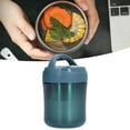 thumbnail image 3 of Fdit Pot Alimentaire Isolé 500 ml en Acier Inoxydable 304, Silicone, Étanche, Garde au Chaud, Boîte à Lunch pour Soupe, Contenant Alimentaire Isolé, Pot à Lunch, 3 of 10