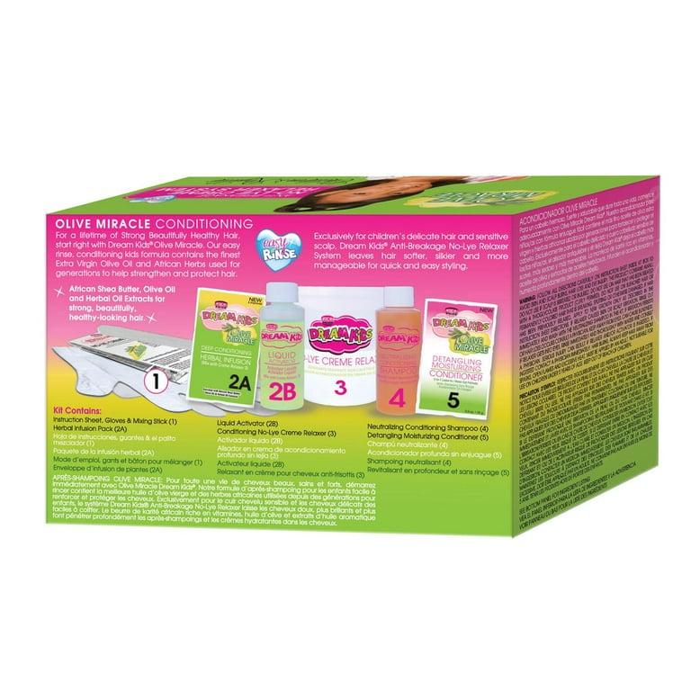 African Pride Dream Kids Olive Miracle Children's Regular No-Lye