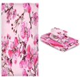 thumbnail image 7 of Dreamtimes Pink Peach Blossom Towel Set of 3, Ultra Soft and Absorbent Bath Towels for Bathroom Sports Gym Swim Spa Beach (1 Bath Towel, 1 Hand Towel & 1 Washcloth), 7 of 7