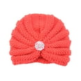 thumbnail image 2 of Holloyiver Baby boy girl round bead accessories hat woolen hat knitted hat bohemian toe cap, 2 of 3
