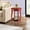 Red, variant on Red Round Accent Table | Enhances Contemporary Living Areas | Offers Storage and Timeless Appeal