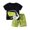Black, variant on LNMQLPDBS Boys' Clothing Sets Cartoon Dinosaur Star Printed Short Sleeve Crewneck T Shirt & Dinosaur Print Elastic Waist Shorts 2pcs Outfits Toddler Short Set for Back to School Black 4-5 Years