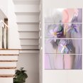 thumbnail image 1 of Blue Daisies Watercolor - Large Animal Canvas Art Print, 1 of 4