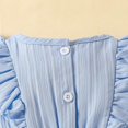 thumbnail image 4 of Yindaity Baby Bodysuit Girls' Long Sleeve Bodysuits One-piece 100% Organic Cotton for Baby Girls' Light Blue,0-3 Months, 4 of 7