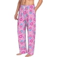 thumbnail image 2 of Easygdp Donuts Men's Pajama Pant, Sleep Elastic Waistband Lounge Pants - XX-Large, 2 of 9