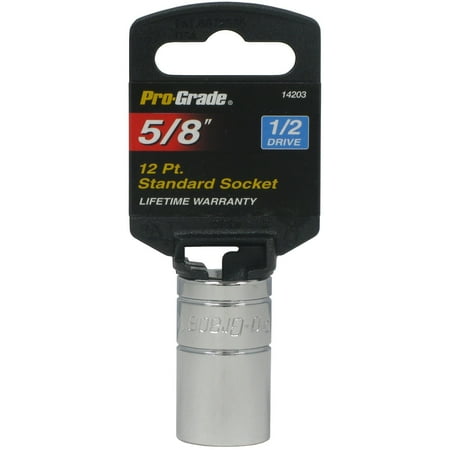 

Pro-Grade 14203 1/2-Inch Drive with 12 Point 5/8-Inch Socket