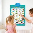 thumbnail image 6 of Interactive Alphabet Poster Wall Chart Talking ABCs & 123s Music Poster Toddler Alphabet Learning Posters for Toddlers 1-3 Learning & Education Toys Gift for Boys & Girls Ages 1 2 3 4 5 6, 6 of 9