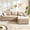 Camel, variant on Aukfa Cloud Sectional Boneless Couch Modular L-Shaped Sofa for Living Room, 2 Side Pockets, Oversized Left Chaise, Corduroy, Black