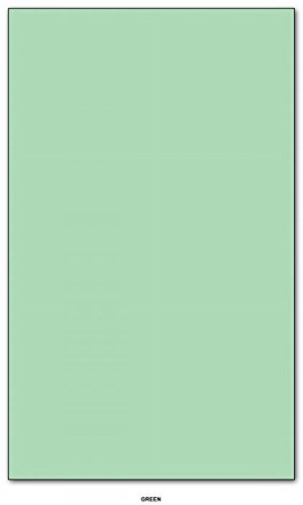 Green Pastel Color Card Stock Paper Legal Size 8.5" X 14" Pack of 50