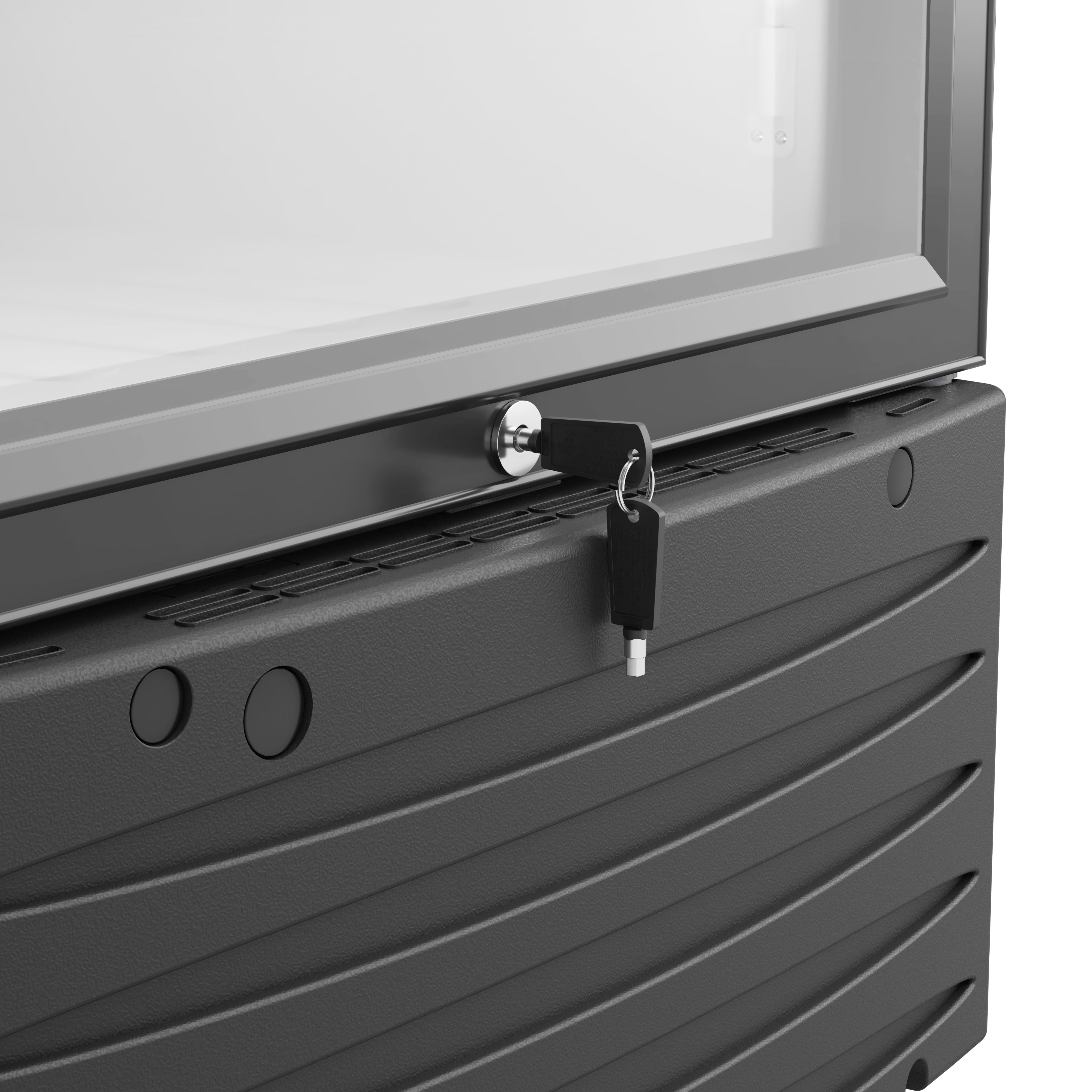6 cu. ft. One Glass Door Commercial Display Merchandiser Refrigerator (KM-MDR-1D-6C)