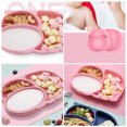 thumbnail image 4 of MasteelfCA 1 Set Baby Divided Plate Dish Baby Silicone Meal Plate Training Tableware, 4 of 7