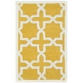 thumbnail image 6 of SAFAVIEH Cambridge Liz Geometric Wool Area Rug, Gold/Ivory, 11' x 15', 6 of 10