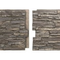 thumbnail image 4 of Ekena Millwork Lightweight Canyon Ridge Stacked Faux Stone Siding Panel, Cascade River, 4.7 lb, 4 of 9