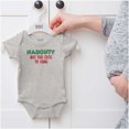 thumbnail image 5 of Christmas Naughty Too Cute To Care Romper Boys or Girls Infant Baby Brisco Brands 24M, 5 of 6
