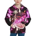 thumbnail image 6 of Demon Slayer Kamado Nezuko Kids' Hoodie 3D Print Sweatshirt Soft Pullover Hooded with Big Pockets Fans Gifts for Boys or Girls Small, 6 of 7