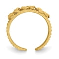 thumbnail image 2 of 14K Yellow Gold Ring Band Toe Plumeria, Size 5, 2 of 5