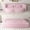 Full Size + Teddy + Pink, variant on Modern Convertible Teddy Fabric Floor Sofa Bed, Full Size Foam-Filled Sleeper Sofa with 2 Pillows, No Assembly Required, Foldable Guest Bed for Living Room, Playroom, Apartment