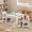 White-, variant on Kids Table and Chairs, Noelse Toddler Table with Storage, 3 in 1 Kids Craft Dinner Table Set for Eating, Drawing and Reading in Kids Playroom, White