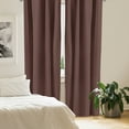 thumbnail image 2 of Ambesonne Abstract Curtains, Old Fashion Retro Dots, Pair of 28"x63", Brown Beige, 2 of 5