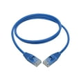 thumbnail image 2 of Tripp Lite 3ft Cat6a Gigabit Snagless Molded Slim UTP Patch Cable - Blue, 2 of 5