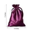 thumbnail image 3 of BalsaCircle 12 Pieces 5" x 7" Satin Favor Bags Wedding Party Favors Gift, 3 of 6