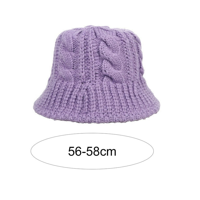Women's Cable Knit Bucket Hat W/Moldable Brim - Walmart.com