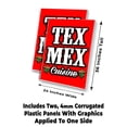 thumbnail image 2 of Tex Mex Cuisine (24" X 36") 4mm Corrugated Plastic Panel, Graphics Applied To 1 Side (Pk of 2), 2 of 4