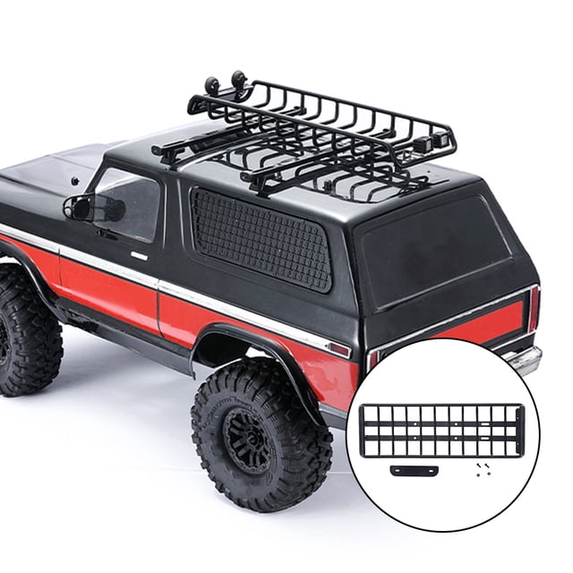 Portaequipajes de tejado RC Car RC Portaequipajes RC Portaequipajes Crawler Car Trucks Accesorios de bricolaje 227x75mm CUTICAT Portaequipajes de coche RC