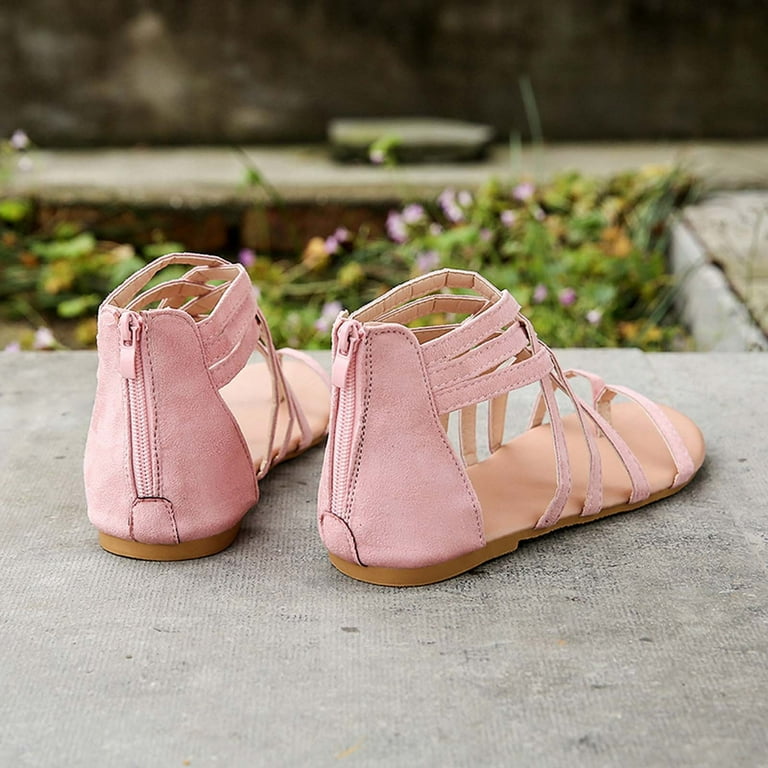 Baby pink hotsell flat sandals
