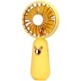 thumbnail image 3 of XYCCY Portable Fan Rechargeable Fan with 5 Bionic Fan Blades, Handheld Personal USB Fan Silent Design Small Fan for Outdoor Activity, Home, Office, Travel, Eyelash Fan for Make upST-001, 3 of 3