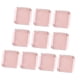 thumbnail image 5 of 10 cajas de almacenamiento para uñas a presión, cuadradas y transparentes. Rosa, 5 of 9