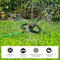 thumbnail image 6 of Rotating Metal Water Sprinkler for Lawn Brass 3 Arm Heavy Duty Swirling, 6 of 10
