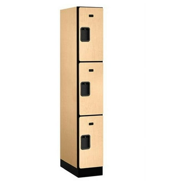 Salsbury  Designer Wood Locker Triple Tier - Maple