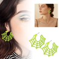 thumbnail image 1 of Halloween Ear Cuff Punk Light Glow in The Dark Vintage 90s Pendientes, 1 of 6