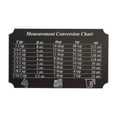 thumbnail image 1 of veasfak Kitchen Conversion Chart Cups Milliliters Teaspoons Tablespoons Baking Chart black S, 1 of 9