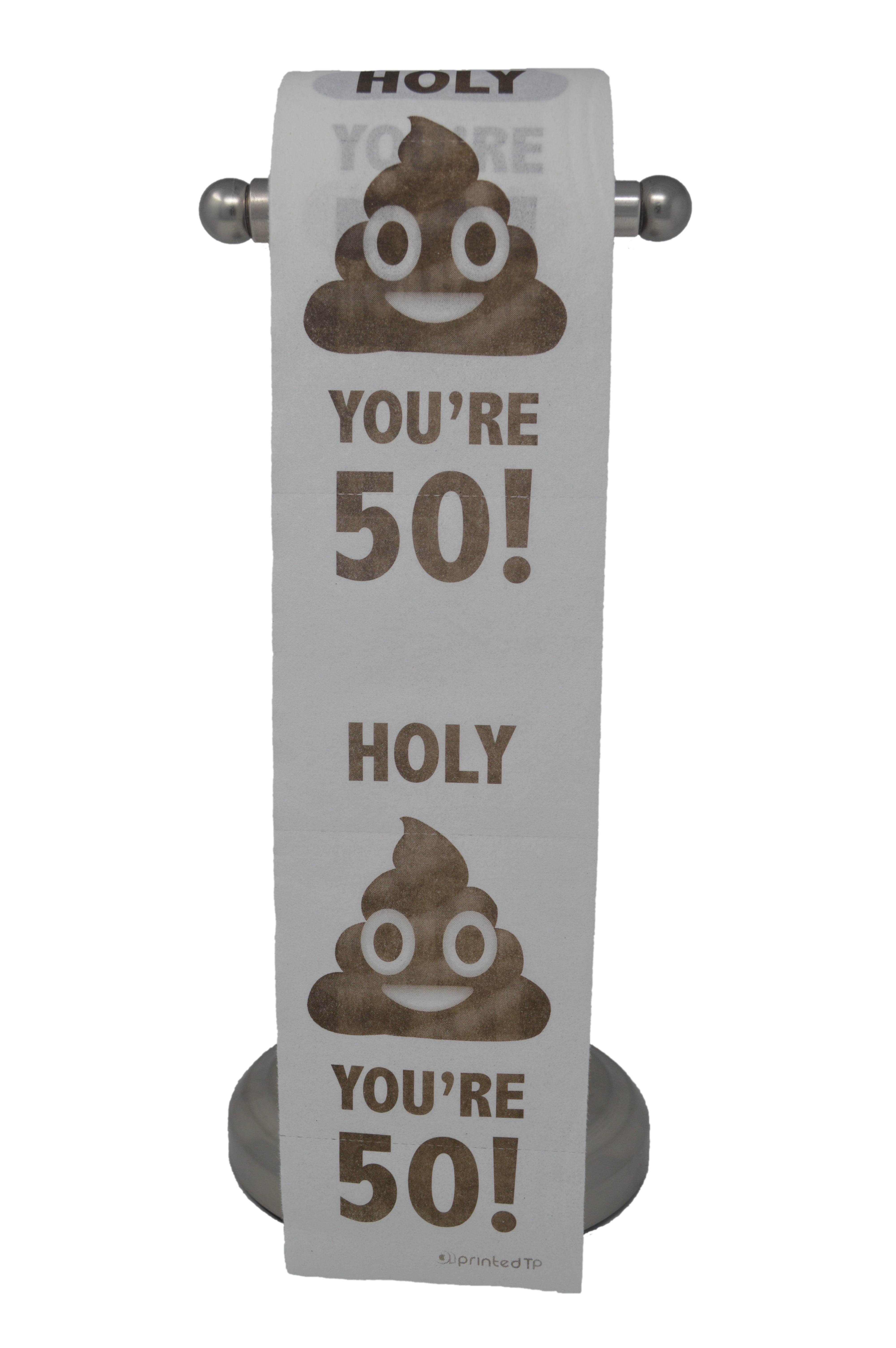 Happy 50th Birthday Toilet Paper Prank Funny Gag Gift!
