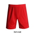 thumbnail image 4 of VONKY Polyester Men Basketball Pant Portable Replacement Solid Color Sweat Absorbent Drawstring Football Short Clothing Red 3XL, 4 of 7