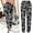 X-158White, variant on ZHOGXU Women Casual Pants With Pockets Printing High Waist Bohemian Comfortable Fashion Trousers For Holiday Vacation Beach，Black，L