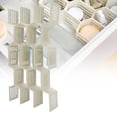 thumbnail image 1 of Garosa Drawer Divider, 12pcs Drawer Divider Storage Shelves Household Storage Organizer Partition Underwear Drawer Board, 1 of 8