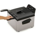 Presto Stainless Steel Dual Basket Pro Fry Immersion Element Deep Fryer