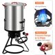 thumbnail image 3 of Freidora para Pavo de 30 Qt, Olla de Aluminio para Mariscos y Vapor, Freidora Exterior Profunda con Regulador 0-5 PSI y Termómetro, Soporte para Estufa de Propano, 3 of 7