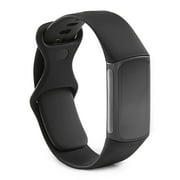 Fitbit Charge 5 Gift Set - Black/Graphite Stainless Steel Case and Classic Moon White Band
