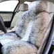 thumbnail image 3 of Funda de asiento de felpa, cálida y esponjosa, universal, para coche y camión. Blanco Gris, 3 of 5