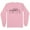 Pink, variant on Skyline Chile Long Sleeve Shirt Unisex Large White