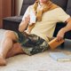 thumbnail image 5 of Fotbe Floral Rhino With Birds Pantalones Cortos de Pijama para Hombre, Ropa de Dormir, Pantalones de Pijama Cortos para Hombre-Large, 5 of 6