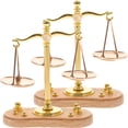 thumbnail image 1 of KAKOWELY 2 piezas de modelo de equilibrio en miniatura de metal, micropaisaje, decoraciones, juguete para niños, 1 of 4