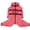 Pink, variant on IECOii Full body Dog Winter Coat with Harness Built in Warm Fleece Dog Jacket with Handle Reflective Windproof Snowsuit for Medium Dogs,Pink,XL