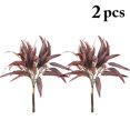 thumbnail image 2 of Fake Plant Realistic Reusable 2 Bundles Long Artificial Flower Plant Home Decor, 2 of 9