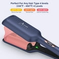 Aima Beauty Large 1.25 inch Twins Mermaid Hair Waver, Electric 2 Barrel