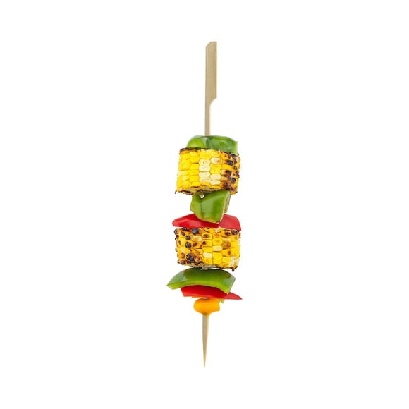 10-inch Bamboo Paddle Skewers: Perfect for Commercial and Backyard Grilling - Natural Color - 1000-CT - Biodegradable and Eco-Friendly - Restaurantware